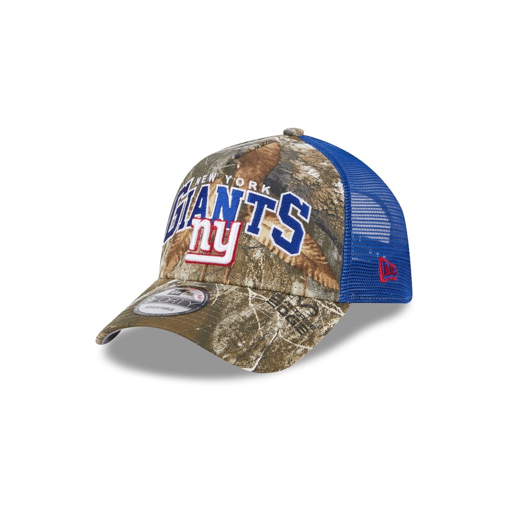 New Era New York Giants Active 9FORTY A-Frame Trucker Hat - One Size